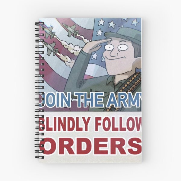 Item preview, Join Army Blindly Follow Orders Inside Joke Poster designed and sold by Foxicopter.