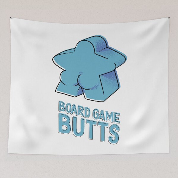 Item preview, Board Game Butts - Blue designed and sold by polliadesign.