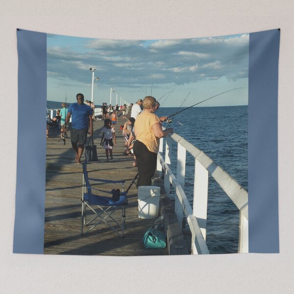 Item preview, Urangan Jetty  Hervey Bay Qld Australia designed and sold by sandysartstudio.