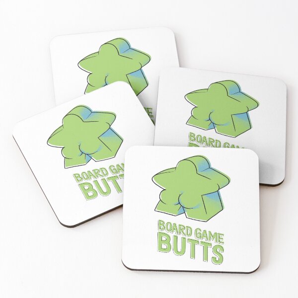Item preview, Board Game Butts - Green designed and sold by polliadesign.
