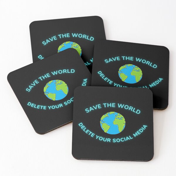Item preview, Save The World Delete Your Social Media designed and sold by yousmartcookie.