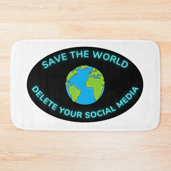 Item preview, Save The World Delete Your Social Media designed and sold by yousmartcookie.