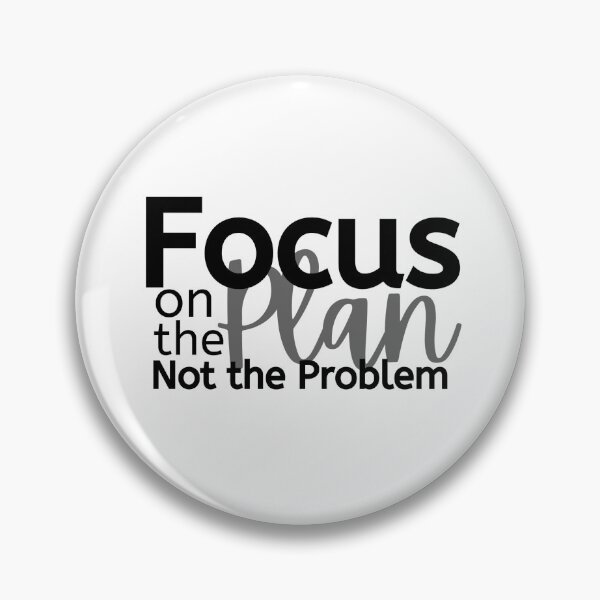 Item preview, Real Estate Quote "Focus on the Plan not the Problem" designed and sold by micasata.
