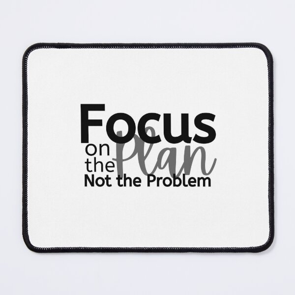 Item preview, Real Estate Quote "Focus on the Plan not the Problem" designed and sold by micasata.