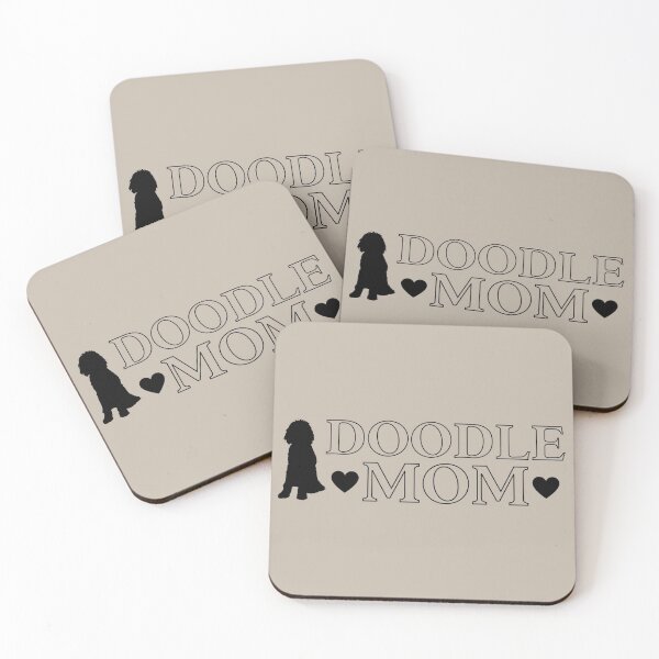 Item preview, Love golden doodle mom art designed and sold by MameDesign.
