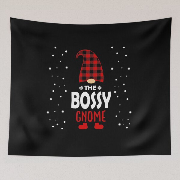 Item preview, Christmas the bossy Gnome Red Plaid Gift designed and sold by Ibu83.