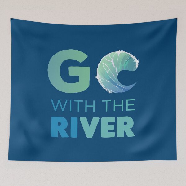 Item preview, Go with the River Gift designed and sold by swimarts.