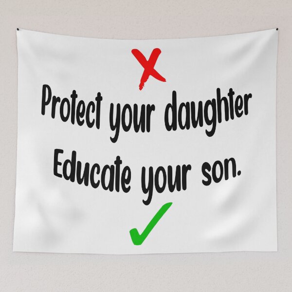 Item preview, Protect Your Daughter Educate Your Son  designed and sold by Rami Khalifah.