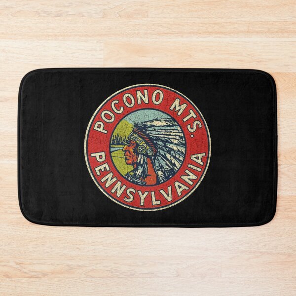 Item preview, Pocono Mountains Pennsylvania vintage decal designed and sold by Centuryvault.