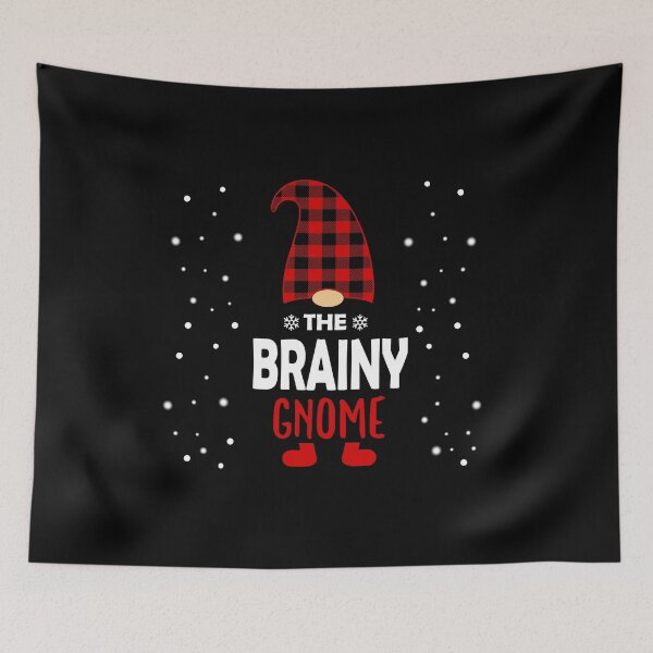 Item preview, Christmas the brainy Gnome Red Plaid Gift designed and sold by Ibu83.