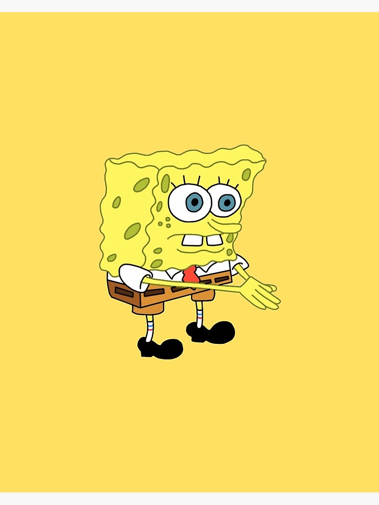 Spongebob meme face | Art Board Print