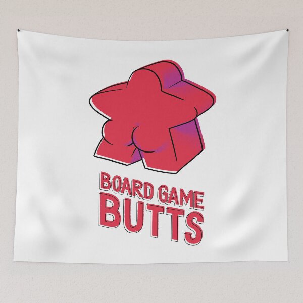 Item preview, Board Game Butts - Red designed and sold by polliadesign.