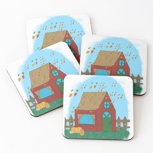 Item preview, Autumn playhouse blowing the leaves designed and sold by AlpacaSparkles.