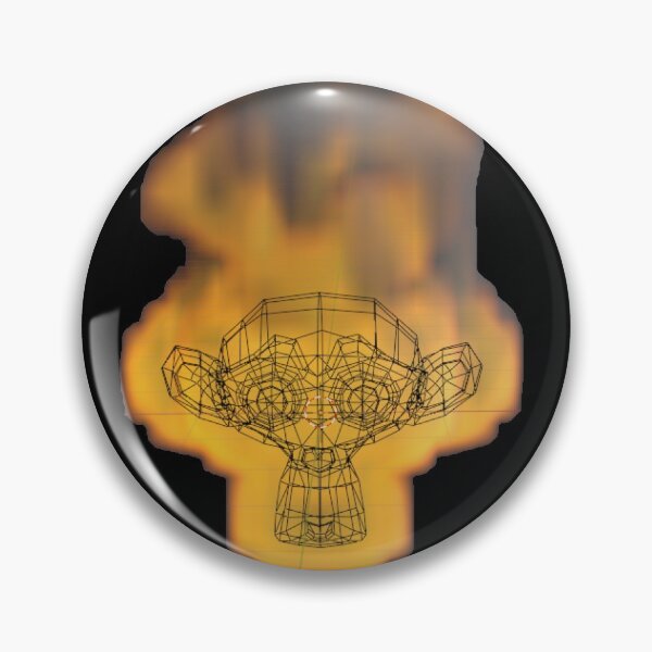 Item preview, Flaming Monkey Head designed and sold by VisibleMinds.