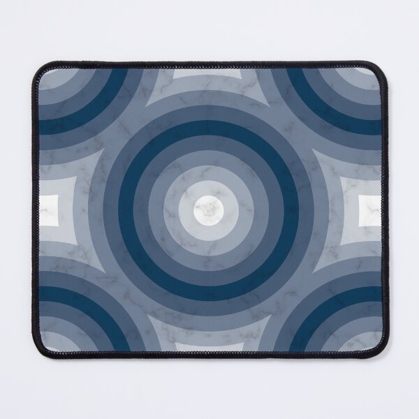 Item preview, Shades of Prussian Blue Marble Circle designed and sold by PatternSalad.