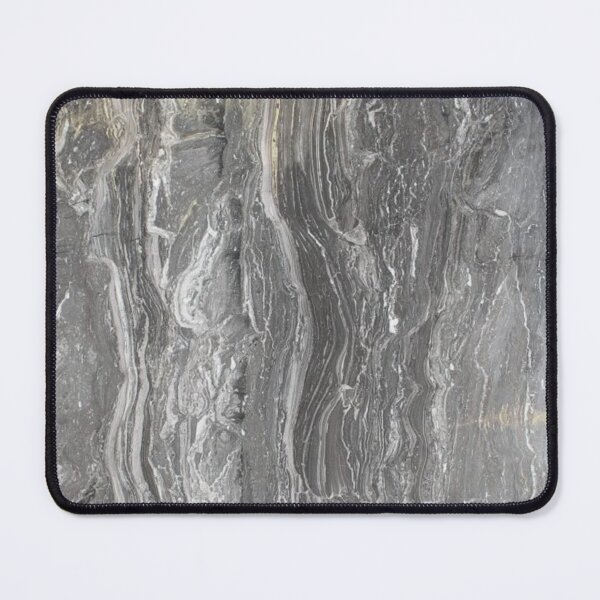 Item preview, Gray and silver streaks marble print designed and sold by HadeeeeL.