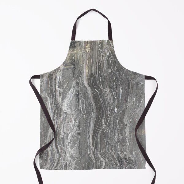 Item preview, Gray and silver streaks marble print designed and sold by HadeeeeL.