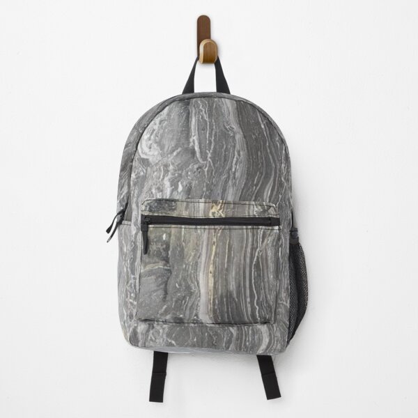 Item preview, Gray and silver streaks marble print designed and sold by HadeeeeL.