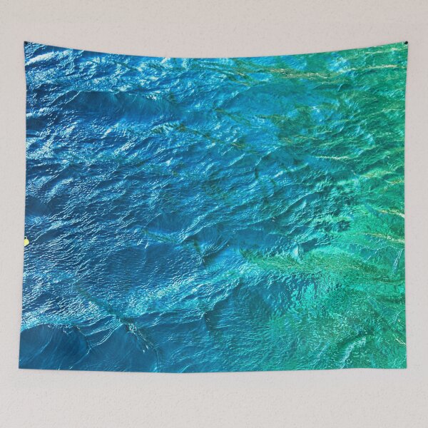 Item preview, Green Blue River Water Surface Texture 2 designed and sold by Anna Lemos.