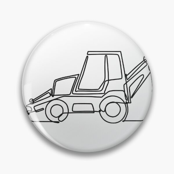 Item preview, Backhoe Line Art  designed and sold by GBREAL01.
