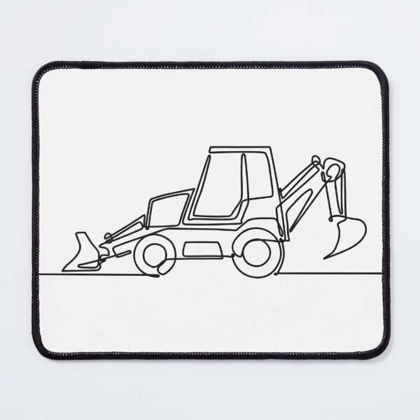 Item preview, Backhoe Line Art  designed and sold by GBREAL01.