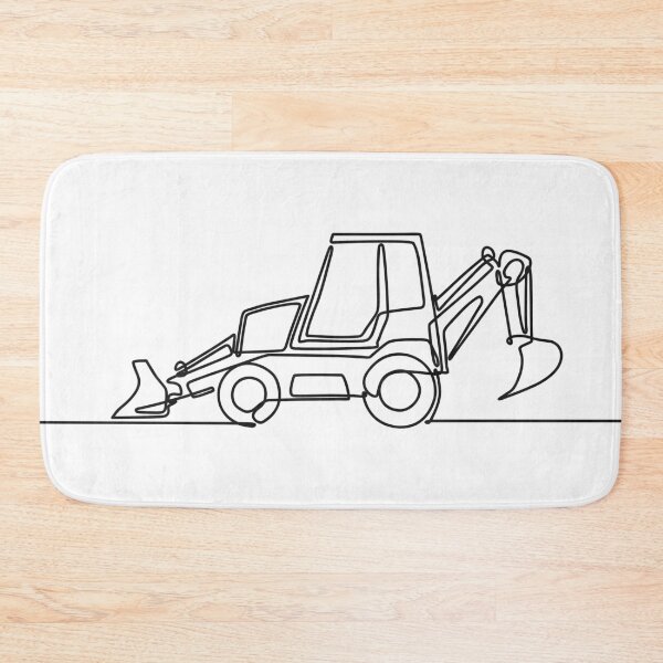 Item preview, Backhoe Line Art  designed and sold by GBREAL01.