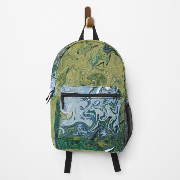 Item preview, Liquify Vincent van Gogh Green Wheat Field with Cypress (1889) famous landscape designed and sold by Md1234t.