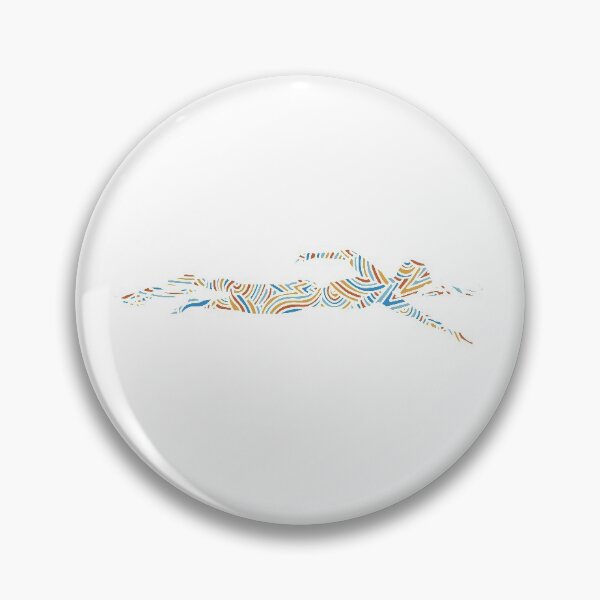Item preview, Freestyle Swimmer with Creative Colorful Wave Design Gift designed and sold by swimarts.