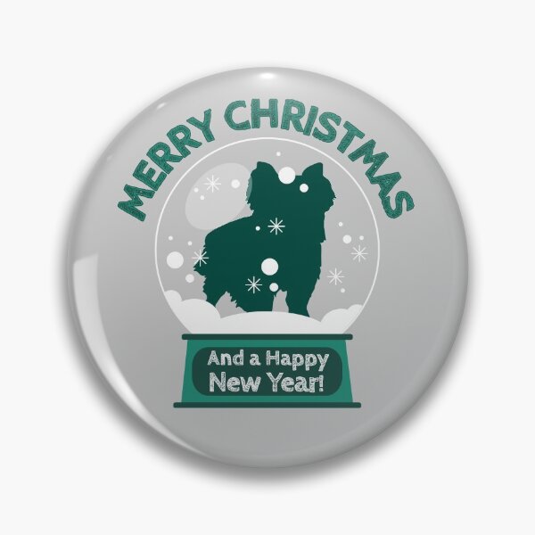 Item preview, Biewer Terrier Merry Christmas Happy New Year Gift designed and sold by Guarddogdrive.