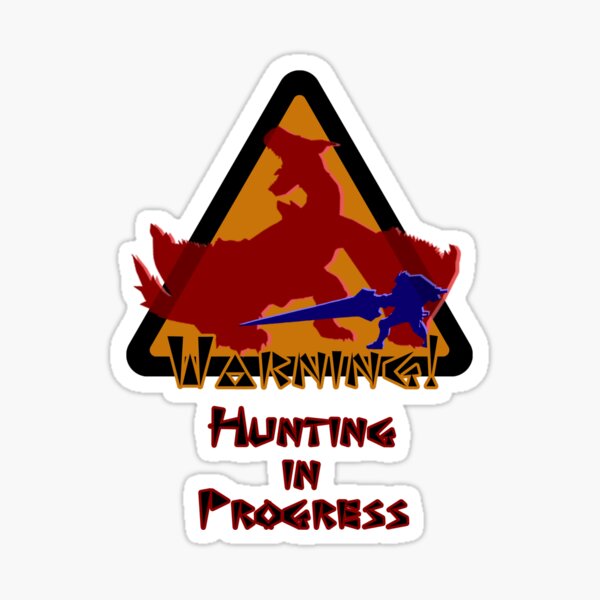 "Hunting in progress" Sticker by Magmer Redbubble