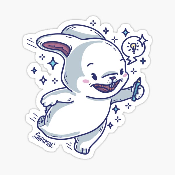 Item preview, Cute bunny rabbit with spark of idea designed and sold by SPIRIMAL.