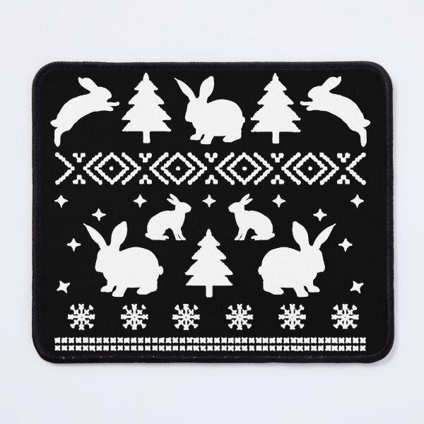 Item preview, Ugly Christmas Sweater Rabbits Funny Bunny Xmas Rabbit Trees designed and sold by Rabbitti.