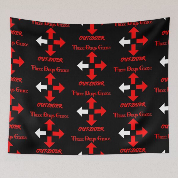 Item preview, Red logo Three Days outsider designed and sold by livashev.