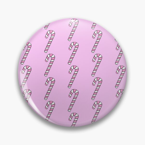 Item preview, Minimalistic Pink And White Candy Cane With Stripes designed and sold by Barolina.