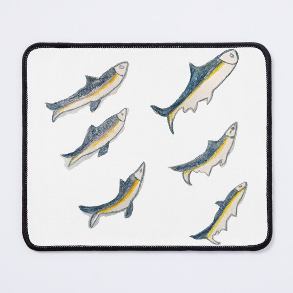 Item preview, Watercolor School of United Sardines designed and sold by Cessy Kaplan.