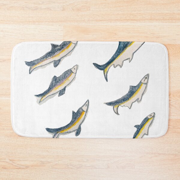 Item preview, Watercolor School of United Sardines designed and sold by Cessy Kaplan.
