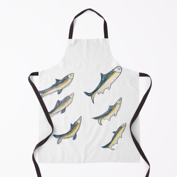 Item preview, Watercolor School of United Sardines designed and sold by Cessy Kaplan.