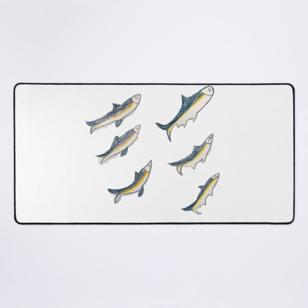 Item preview, Watercolor School of United Sardines designed and sold by Cessy Kaplan.