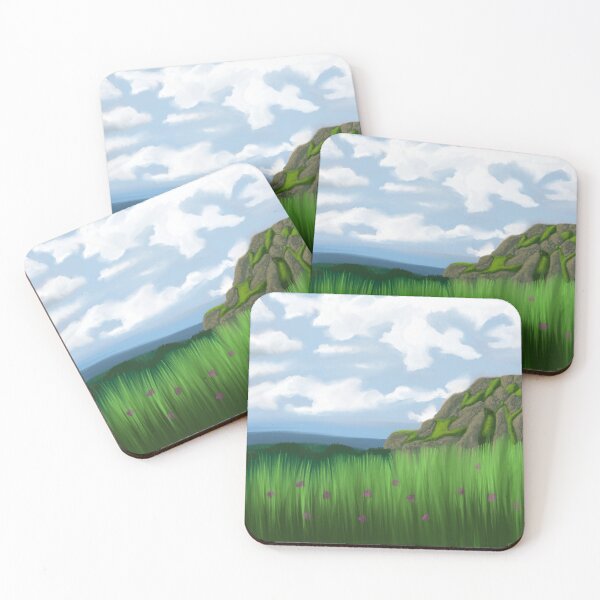 Item preview, Mountain Scene Clouds designed and sold by kerimeart.