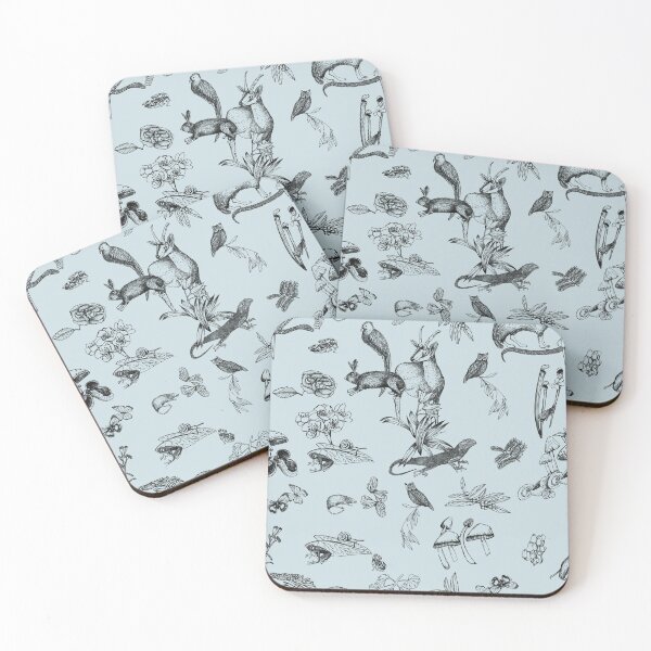 Item preview, animals plants and fungi with light blue background 2 designed and sold by maicagonzalez.
