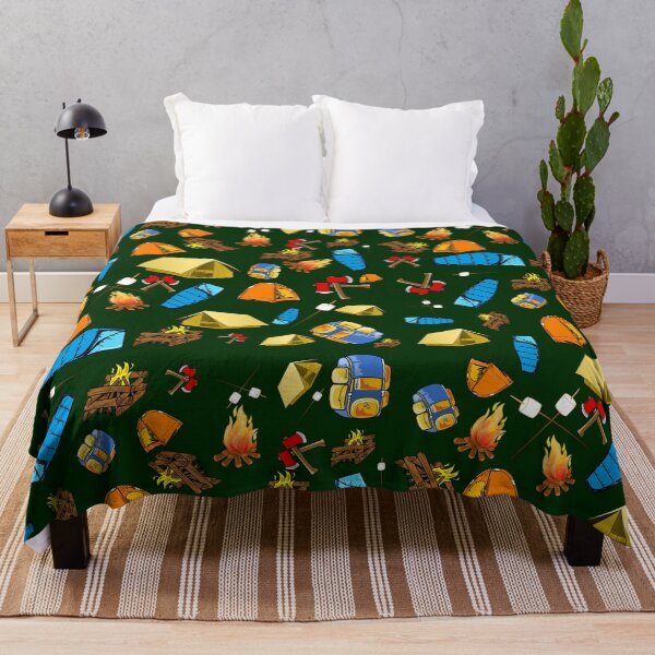 Item preview, Camping Collectibles Pattern designed and sold by Shounenbat.
