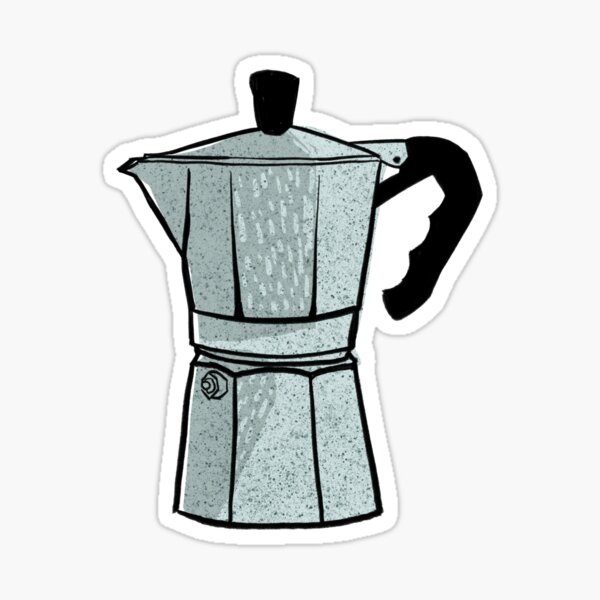 Moka Pot Art Print | Essential Decor for Cafeterias and Coffee Enthusiasts