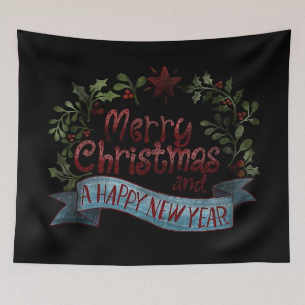 Item preview, Merry Christmas and Happy New Year, Christmas Collection  designed and sold by Lillieoandco.
