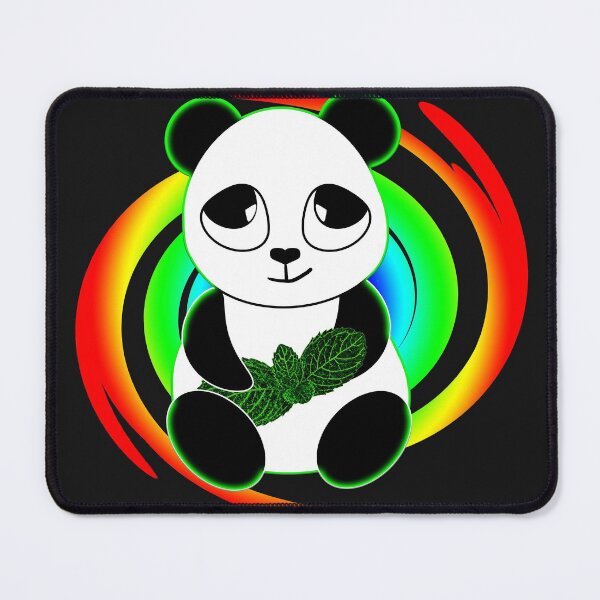 Item preview, cute animal friendly panda is sitting on a rainbow designed and sold by vilma3000.