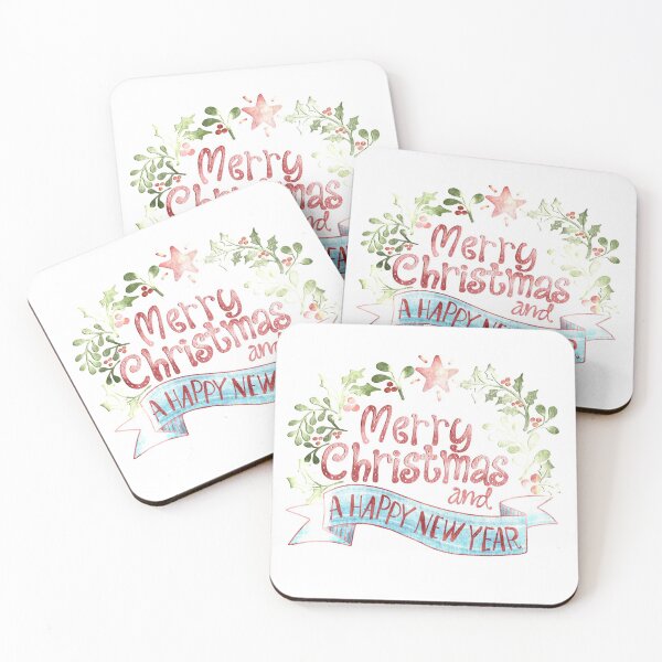 Item preview, Merry Christmas and Happy New Year, Christmas Collection  designed and sold by Lillieoandco.