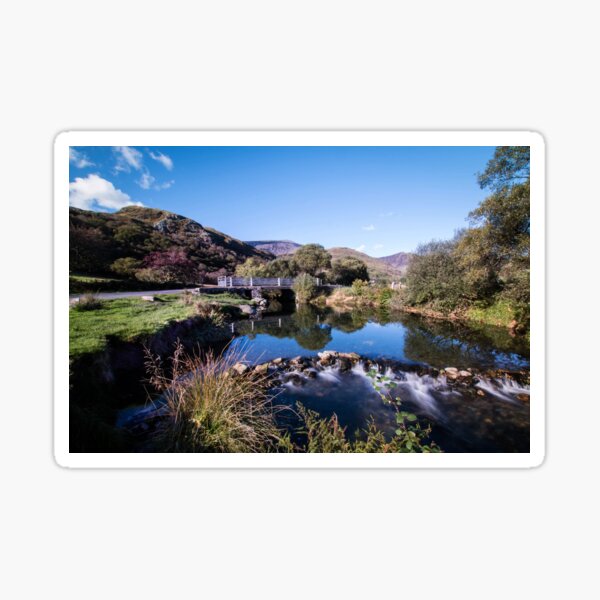 "Cwm Pennant 'The Pool'" Sticker for Sale by ttownhill Redbubble