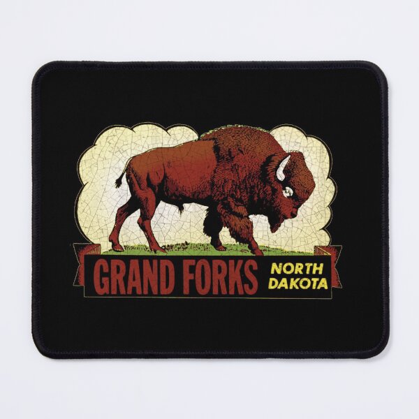Item preview, Grand Forks North Dakota Vintage Decal designed and sold by Centuryvault.