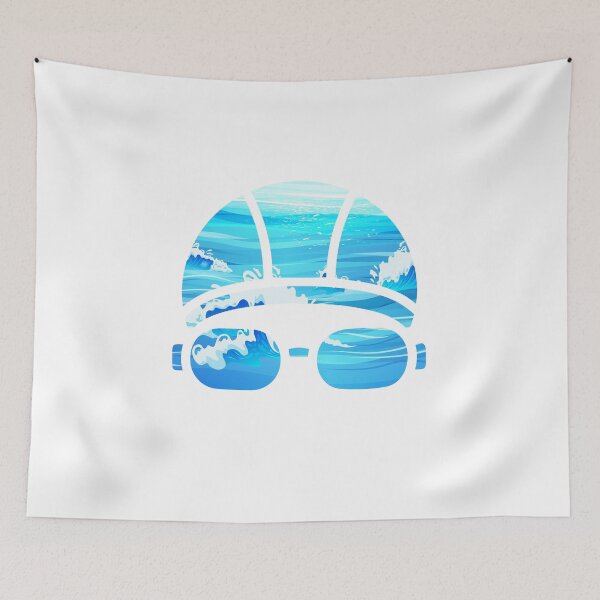 Item preview, Creative Swimming Cap of the Waves Gift designed and sold by swimarts.