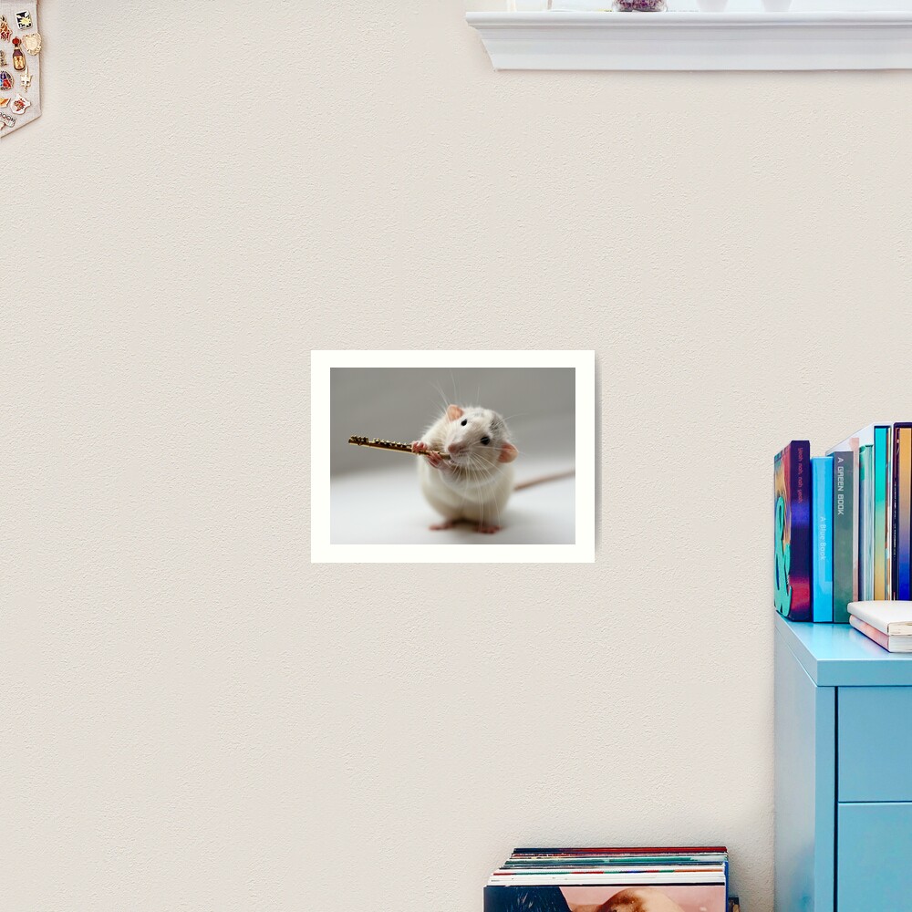 The flute Art Print