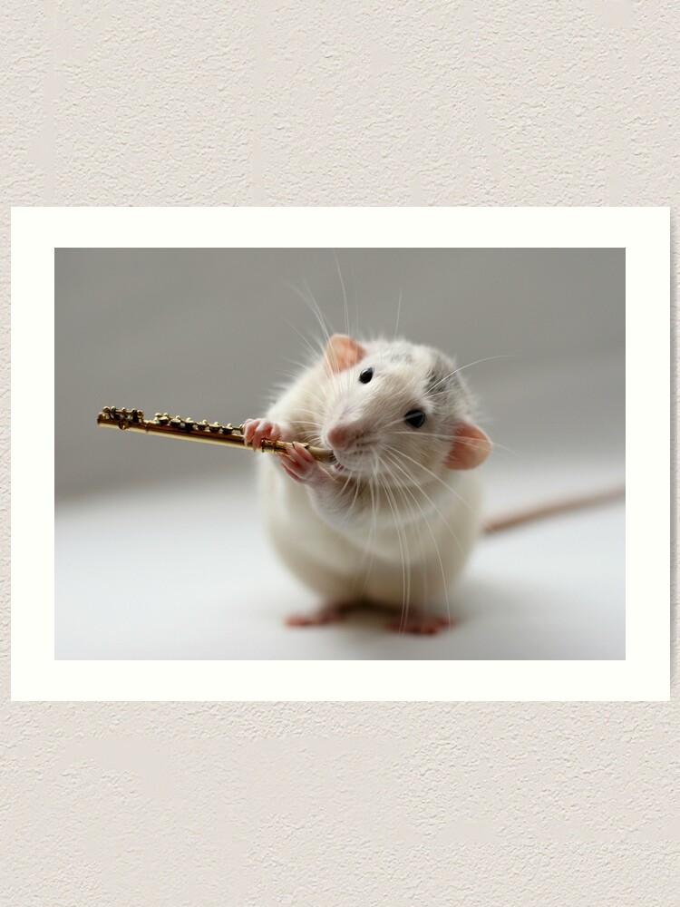 Alternate view of The flute Art Print